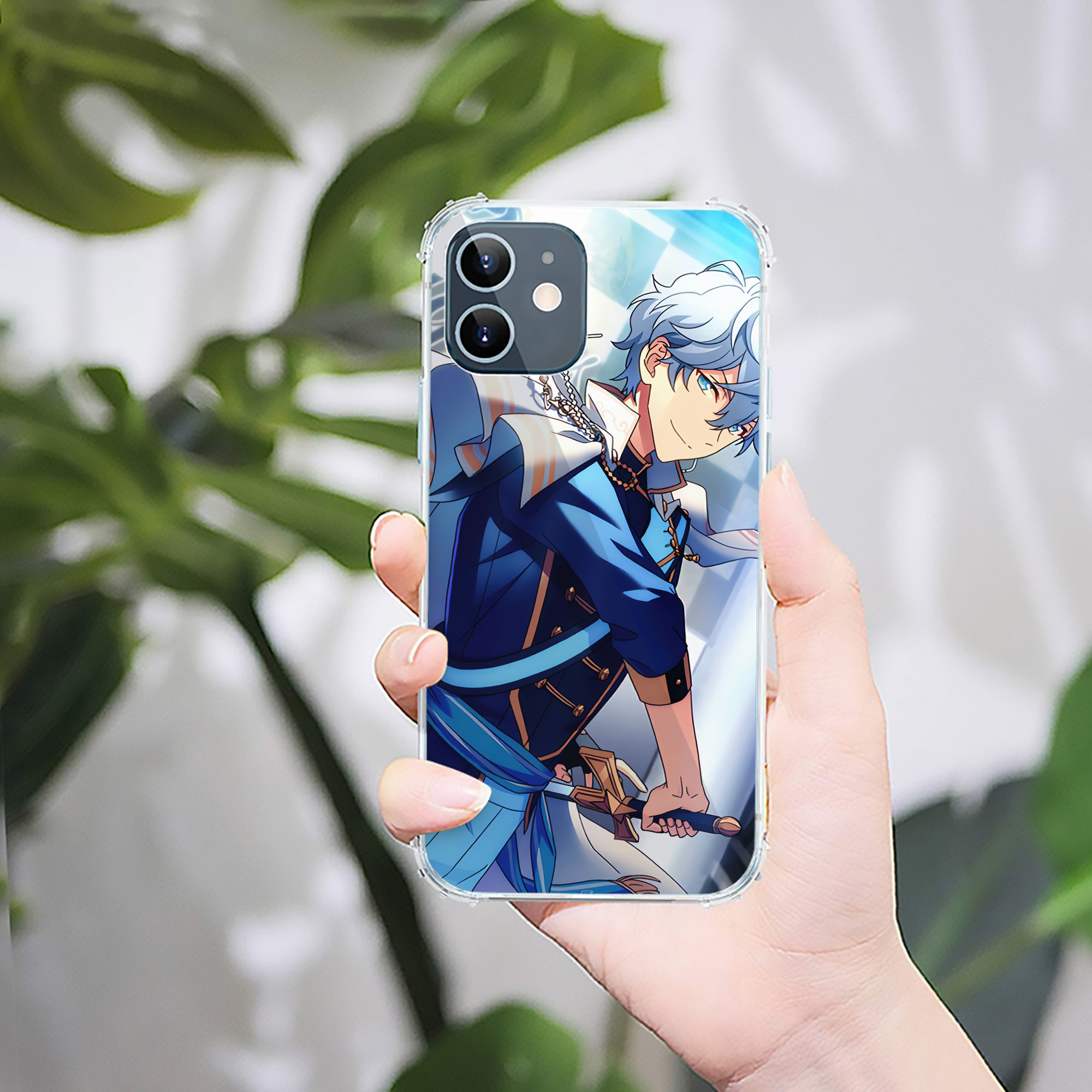 （画像用） あんさんぶるスターズ! Ensemble Stars 【iPhone 12シリーズ対応】透明スマホケース（クリアソフトケース）